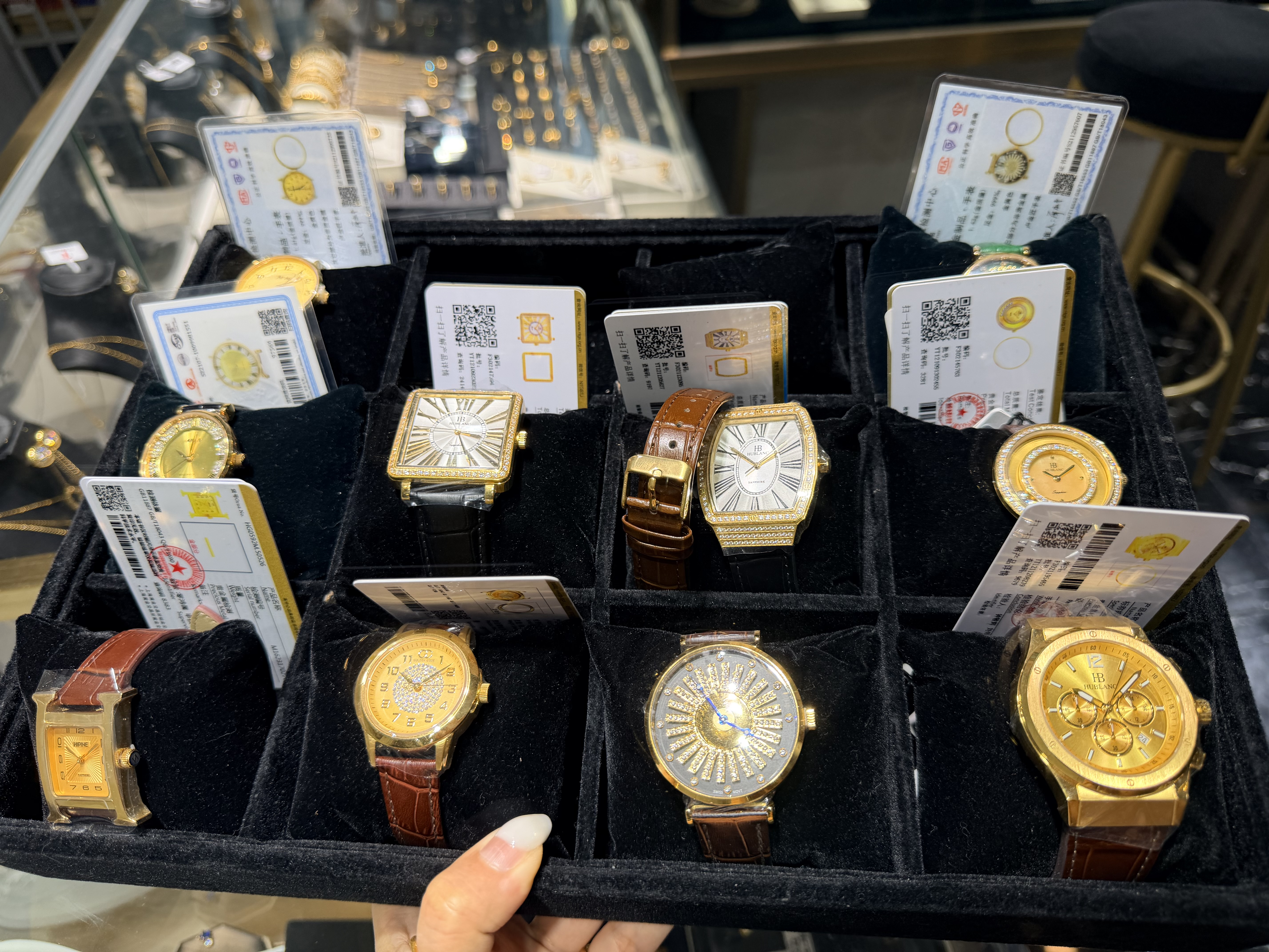 足金999手表